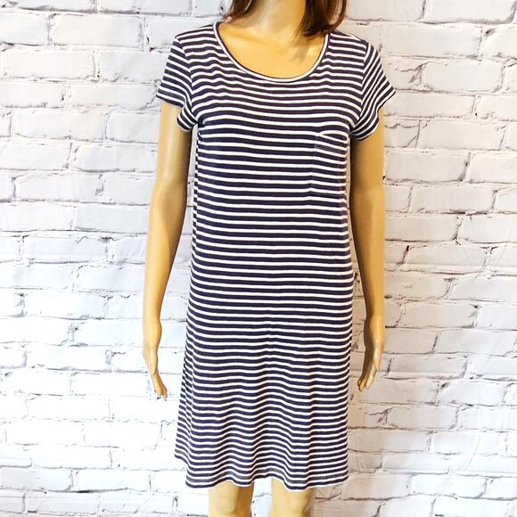 JOIE, Cortina blue and white striped cotton dress - Picture 6 of 11